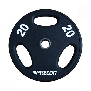 Precor Диск олимпийский в уретане, 20 кг (новый молд)