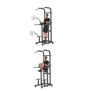 Купить Technogym Chin Up Dip Leg Raise	 в Москве