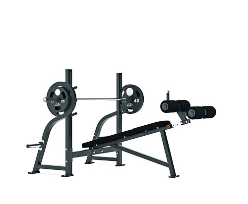 Купить Скамья для жима с отрицательным наклоном Matrix Fitness G1-FW165 в Москве