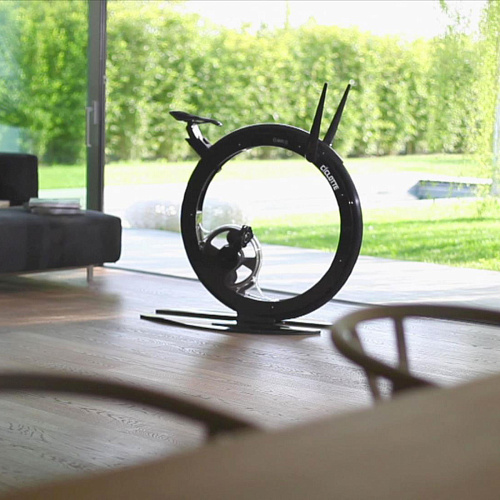 Велотренажер вертикальный Ciclotte Steel Pearl зеленый