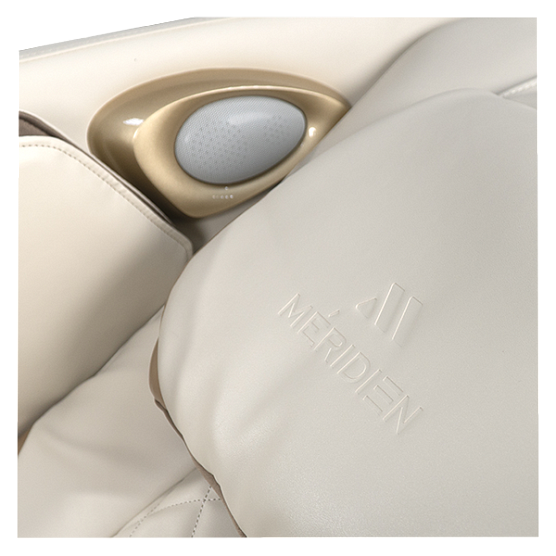 Массажное кресло Meridien Valencia (Beige + White) фото2