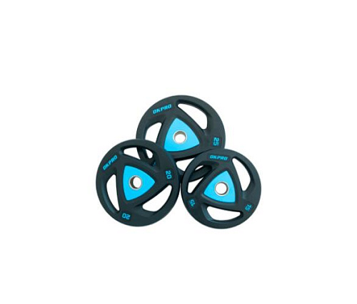 Диск олимпийский полиуретановый Original FitTools OKPRO 20 кг