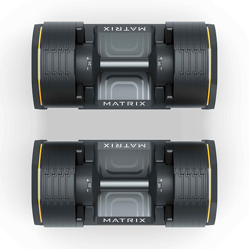 Гантели регулируемые Matrix MXR Adjustable Dumbbell DB20, пара 20 кг