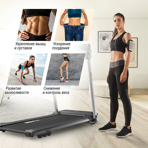 Беговая дорожка UNIX Fit Hi-tech S2 Metallic