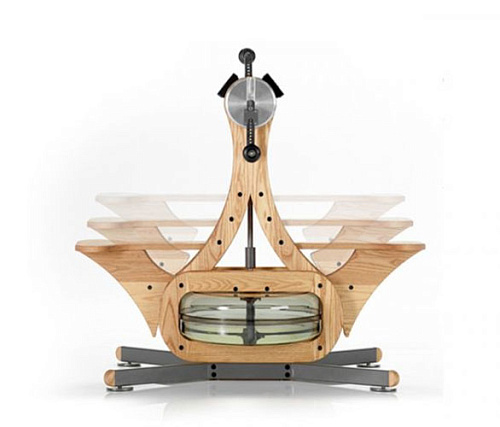 Велотренажер для рук NOHrD WaterGrinder деревянный ясень