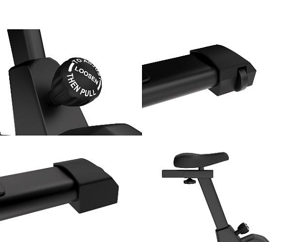 Велотренажер вертикальный Unix Fit BL-390E фото9