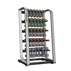 Стойка для гантелей Life Fitness (Арктический серебряный)