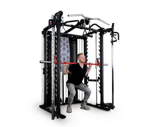 Машина Смита с грузоблоками и турником Inspire SCS