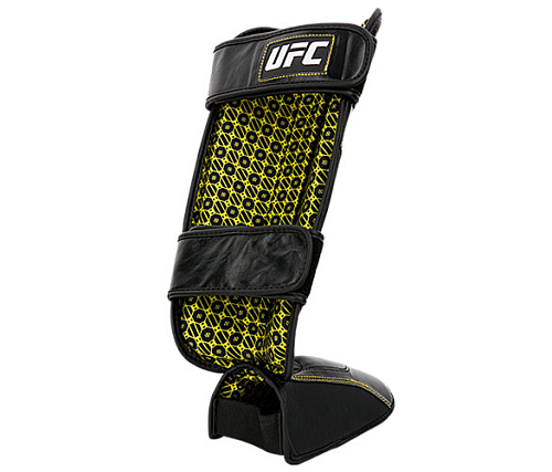 Защита голени на липучках UFC черная L/XL