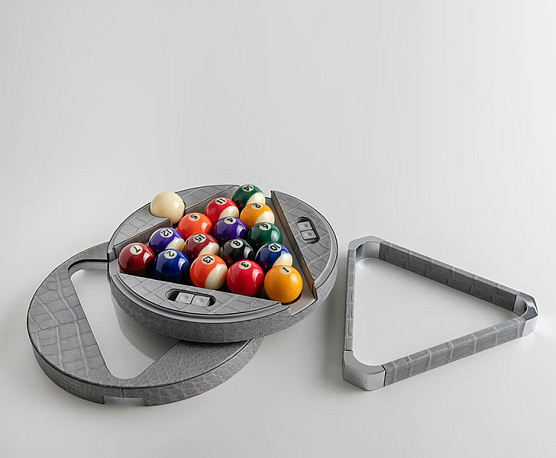 Набор профессиональных бильярдных шаров Impatia Billiard Precious Leather Collection фото5