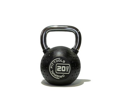 Гиря полиуретановая с хромированной ручкой Original FitTools CPU 20 кг Купить Гиря полиуретановая с хромированной ручкой Original FitTools CPU 20 кг в Москве
