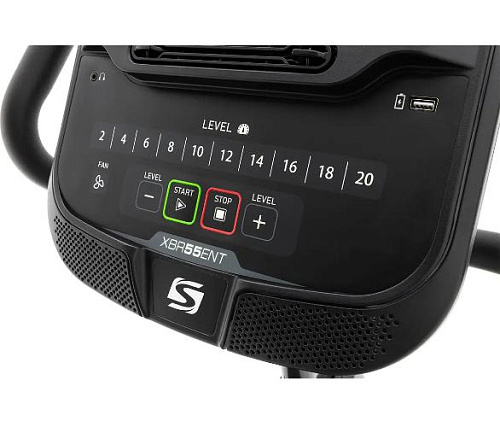 Велотренажер горизонтальный Spirit Fitness XBR55ENT черный