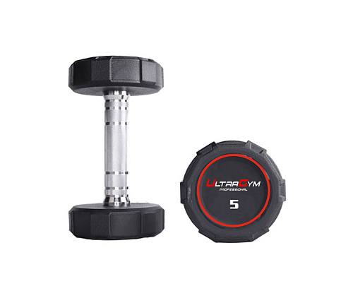 Купить Круглые полиуретановые гантели Ultra Gym UG1032D ряд от 2.5 до 25 кг в Москве