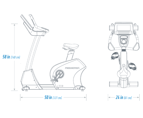 Вертикальный велотренажер Freemotion Fitness u10.9b фото1
