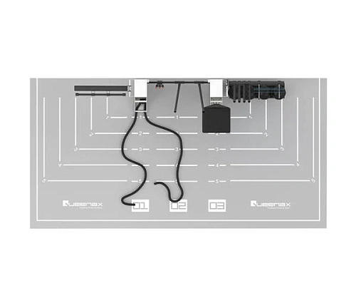 Настенный комплекс на 3 станции Queenax By Precor WALL SOLUTION 2D 1.75 m