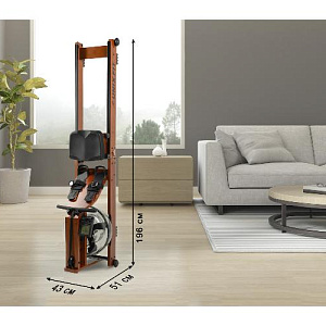 Купить Гребной тренажер Unix Fit Wood Rower Dark в Москве
