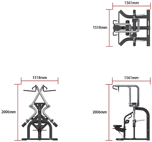 Тяга сверху (перекрестная) Smith Fitness Excellence SH037