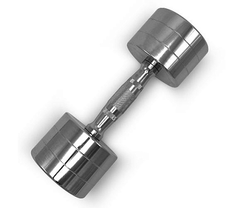 Гантель круглая хромированная Unix Fit PRO 9 кг / шт.