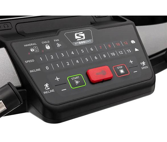Беговая дорожка Spirit Fitness XT685 DC ENT BLACK фото10