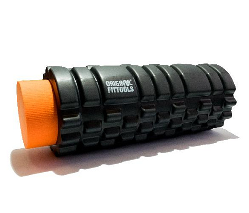 Цилиндр массажный Original FitTools 33 x 14 см черный двойной