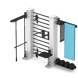 Купить Многофункциональный комплекс Queenax By Precor Настенный комплекс на 3 станции WALL SOLUTION 2D 1.75 m в Москве