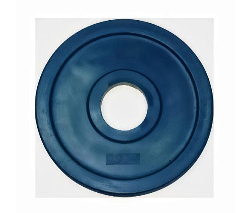 Купить Олимпийский диск евро-классик профессиональный Bronze Gym серия Ромашка обрезиненный, синий, d51 мм, 2,5 кг в Москве