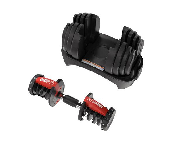 Гантель со ступенчатой регулировкой Unix Fit 40 кг фото1
