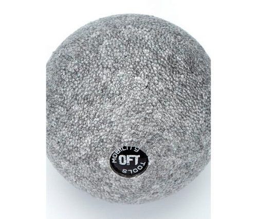 Шар массажный одинарный Original FitTools 8 см серый