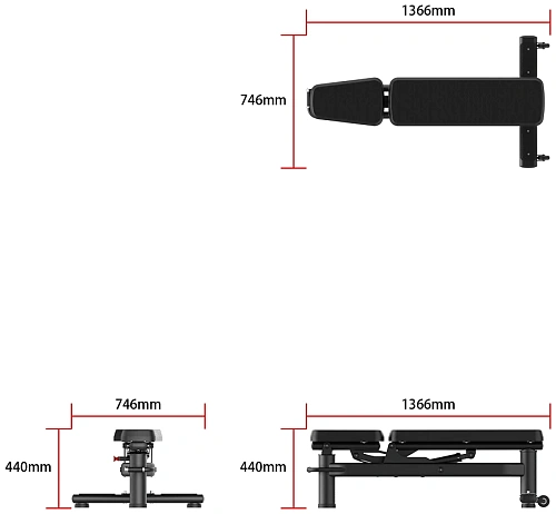 Регулируемая скамья Smith Fitness Excellence RE6016