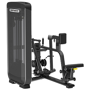 Купить Грузоблочный тренажер Spirit Fitness SP-3507 Гребная тяга с упором на грудь со стеком 109 кг в Москве