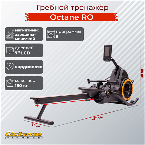 Гребной тренажер Octane RO