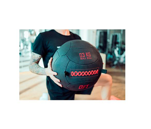 Тренировочный мяч Original FitTools Wall Ball Deluxe 10 кг