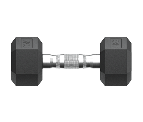 Гантель гексагональная обрезиненная Unix Fit 5 кг / шт.