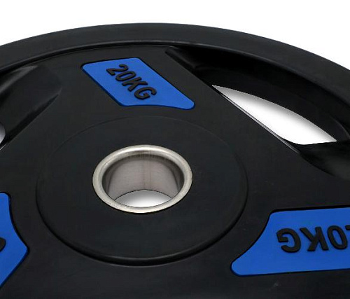 Диск обрезиненный с хватом Unix Fit PRO 20 кг, 51 мм