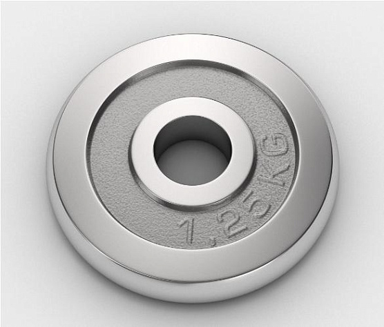 Диск хромированный Unix Fit 1.25 кг / 25 мм