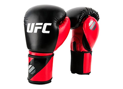 Перчатки тренировочные для спарринга UFC красные REG