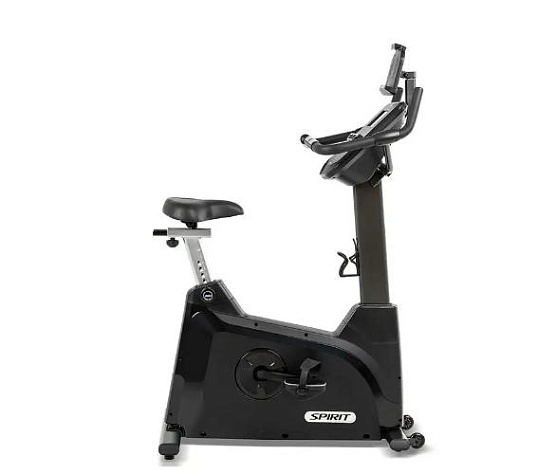Велотренажер вертикальный Spirit Fitness XBU75 черный фото4