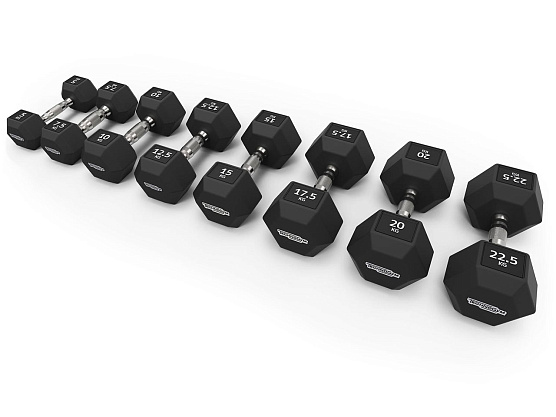 Набор гексагональных гантелей Technogym Kit Hexagon Dumbbell