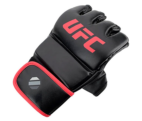 Перчатки MMA тренировочные UFC 6 унций чёрные L/XL