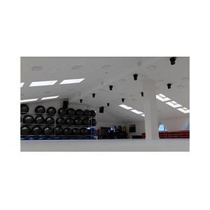 Купить Original FitTools Гимнастический мяч 75 см для коммерческого использования черный с насосом в Москве