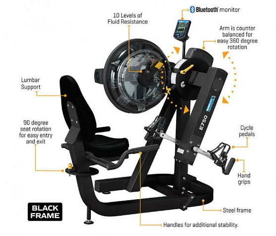 Гребной тренажер First Degree Fitness E750 Cycle UBE фото5