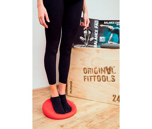 Балансировочная подушка Original FitTools FT-BPD02-GRAY серая