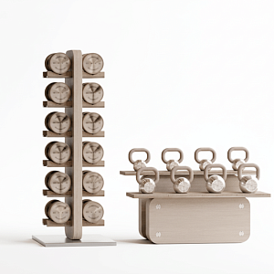 Купить Technogym Набор гантелей с горизонтальной стойкой Technogym Personal Dumbbells Horizontal Light Set в Москве