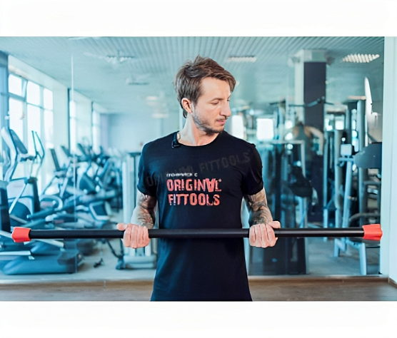 Бодибар Original FitTools FT 4 кг красный наконечник фото4