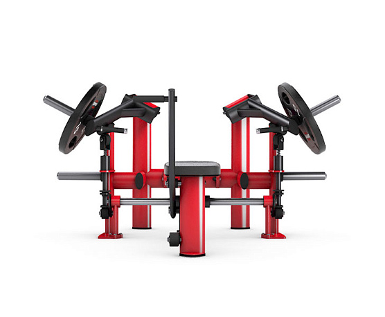 Жим от груди лежа со сведением с независимыми рычагами (50мм, лёгкий старт) Gym80 4331 фото3