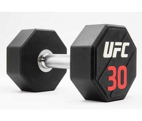 Комплект премиальных полиуретановых гантелей UFC от 12 до 30кг (10пар)