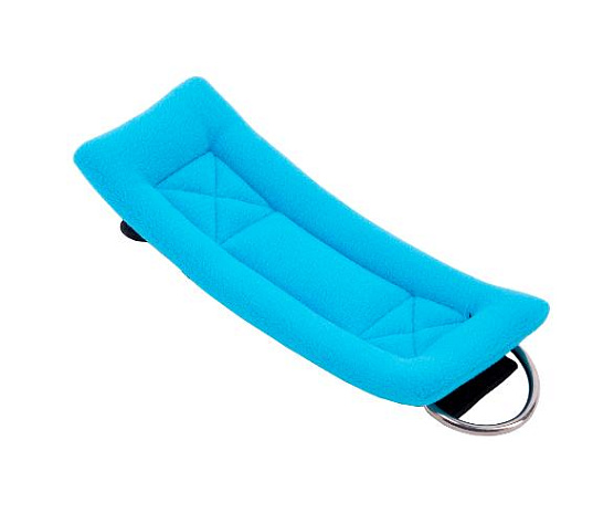 Ремень для тренировки мышц рук регулируемый Original FitTools (D-кольцо) синий фото4