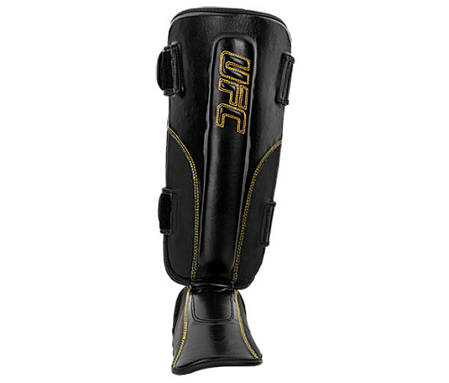 Защита голени на липучках UFC черная L/XL