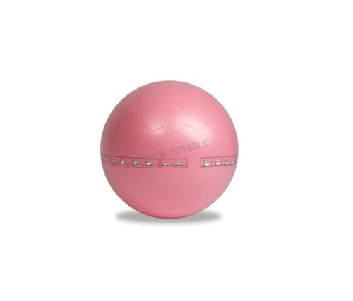 Купить Гимнастический мяч Original FitTools 65 см розовый в Москве