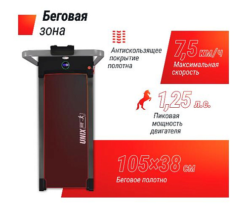 Беговая дорожка Unix Fit R-200V